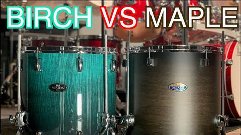 There is lots of body and tone to this set, and the <b>drums</b> sound close to the recording customs. . Poplar vs birch drums